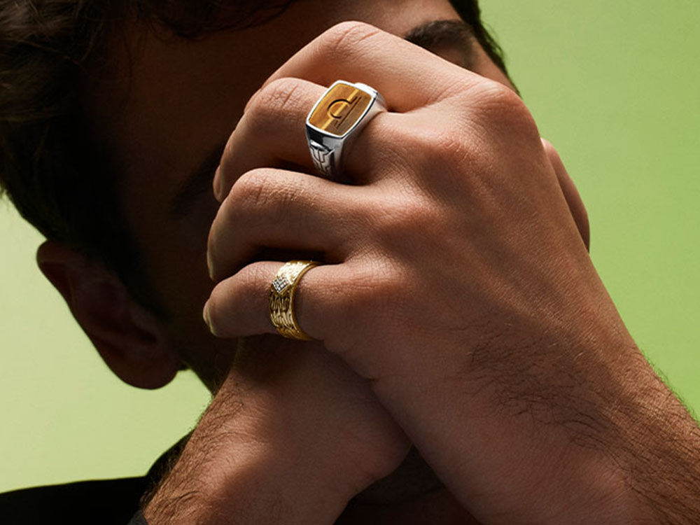 John Hardy Signet Rings for Him