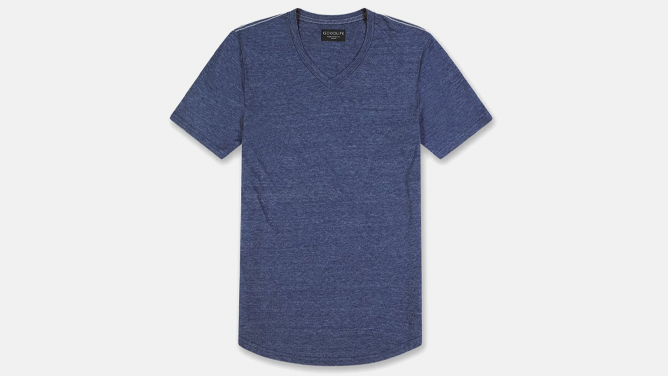 Goodlife Clothing Tri-Blend Scallop V-Neck T-Shirt