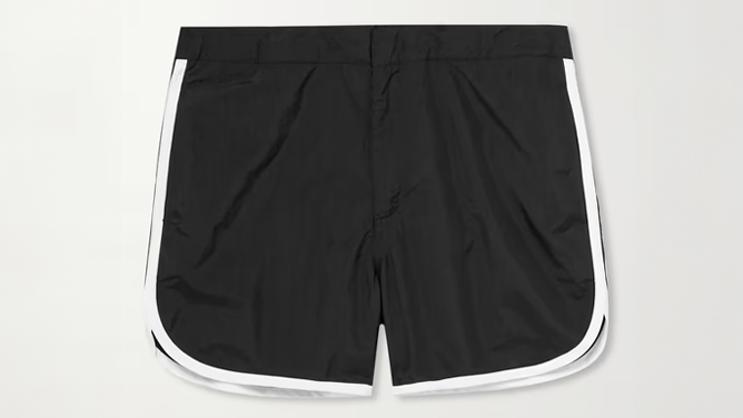 MR P. Straight-Leg Mid-Length Swim Shorts